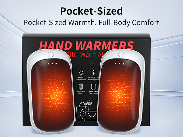 rechargeable hand warmers 2 pack