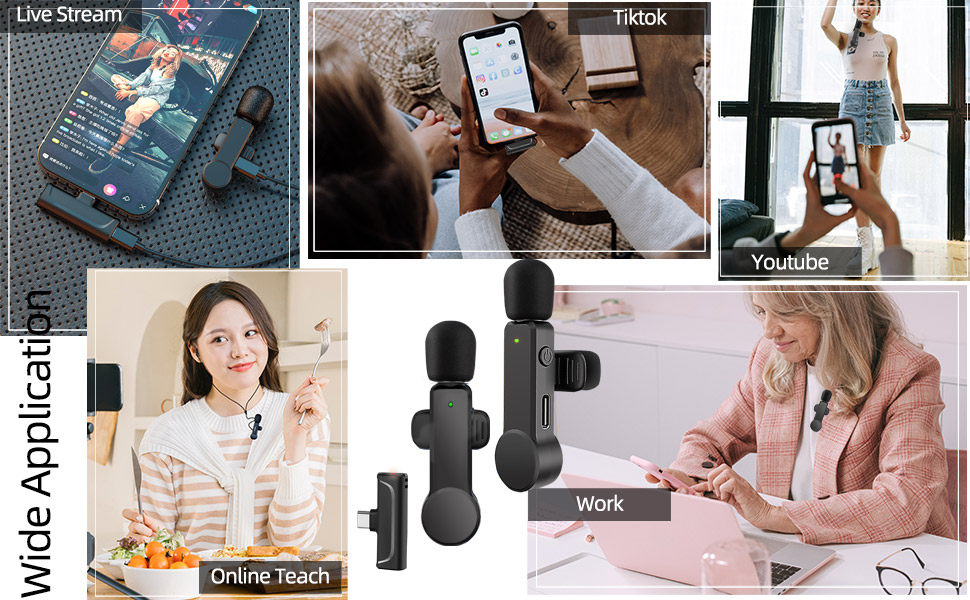 lav mic application sences