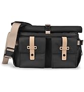 Cwatcun Camera Crossbody Bag Compact Digital Camera Messenger Case for Men/Women with Roll Up Ext...