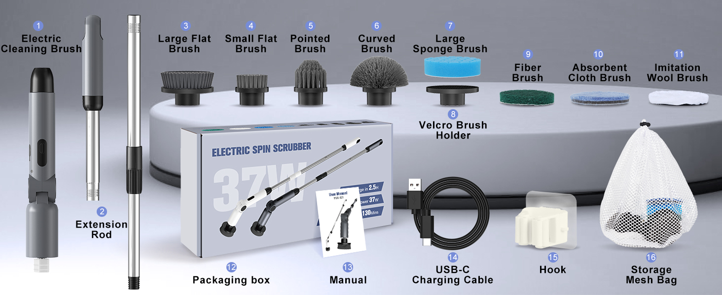 Electric Spin Scrubber