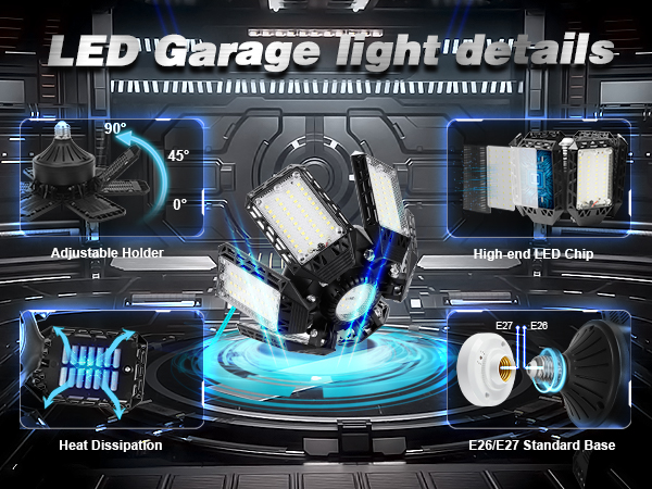 garage lights ceiling led