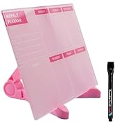 Desktop Thickened Acrylic Dry Erase Board, Weekly White Board with to Do List, Tabletop Whiteboar...