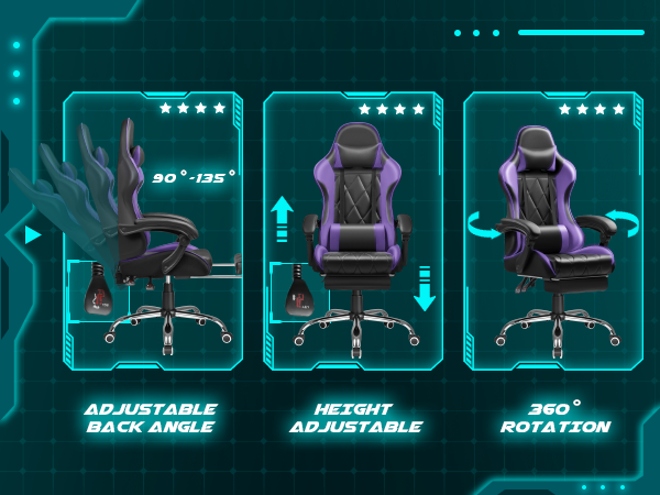 Height and Back Adjustable