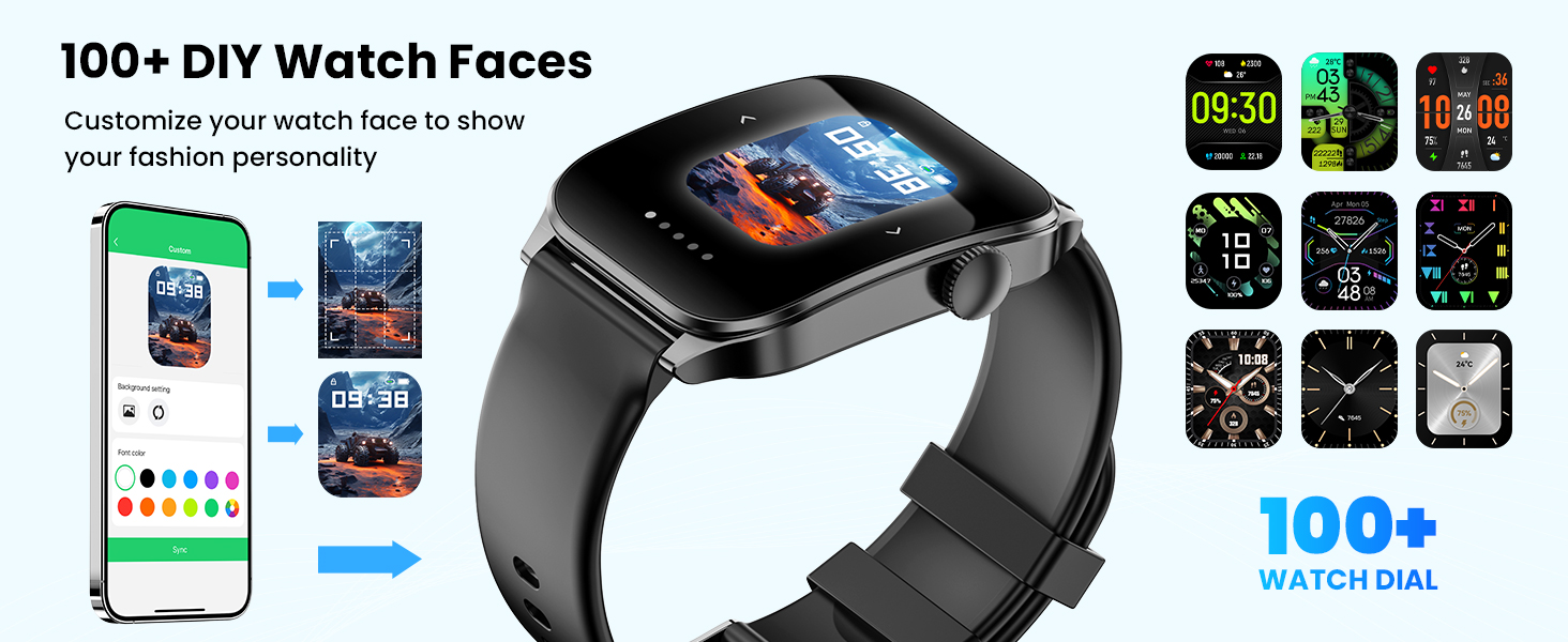 Customizable watch faces