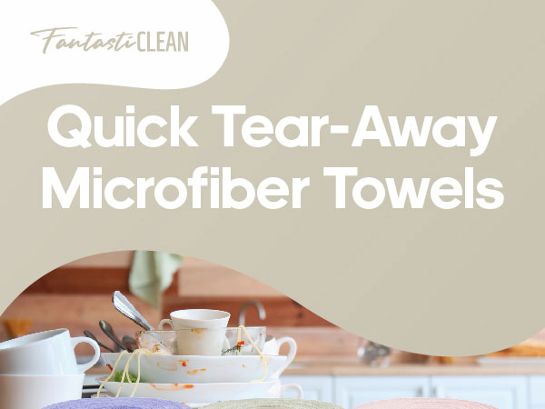 quick tear away cleaning cloth