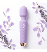 Rechargeable Personal Massager, 8-Speed &amp; 20-Mode Cordless Handheld Percussion Massager for Neck,...