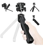 ULANZI TT38 Tabletop Mini Tripod for Camera, Uka F38 ClickOpen Flexible Travel Stand for Sony/Can...