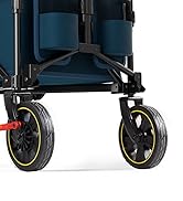 TIMBER RIDGE 300L Extra Large Collapsible Folding Wagon Carts, Heavy Duty Outdoor Camping Utility