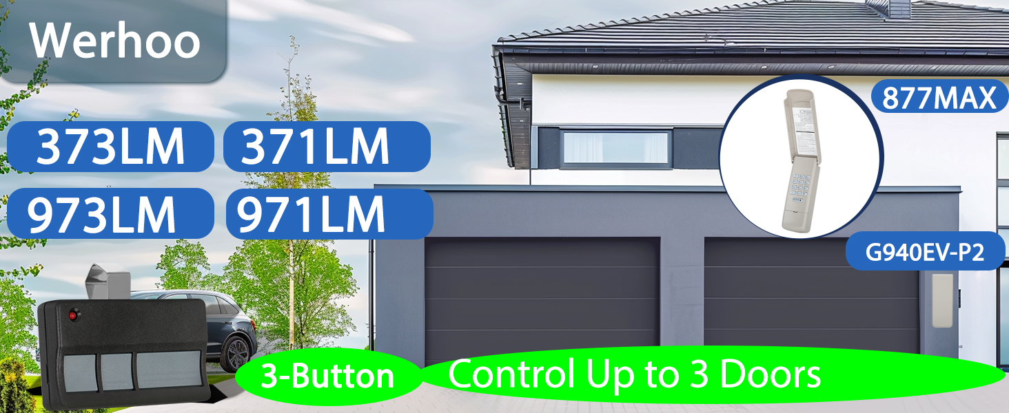 971lm garage door opener remote