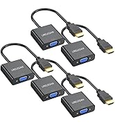 URELEGAN HDMI to VGA Adapter, HDMI to VGA (Male to Female) 1080P Cord for Computer, Desktop, Lapt...