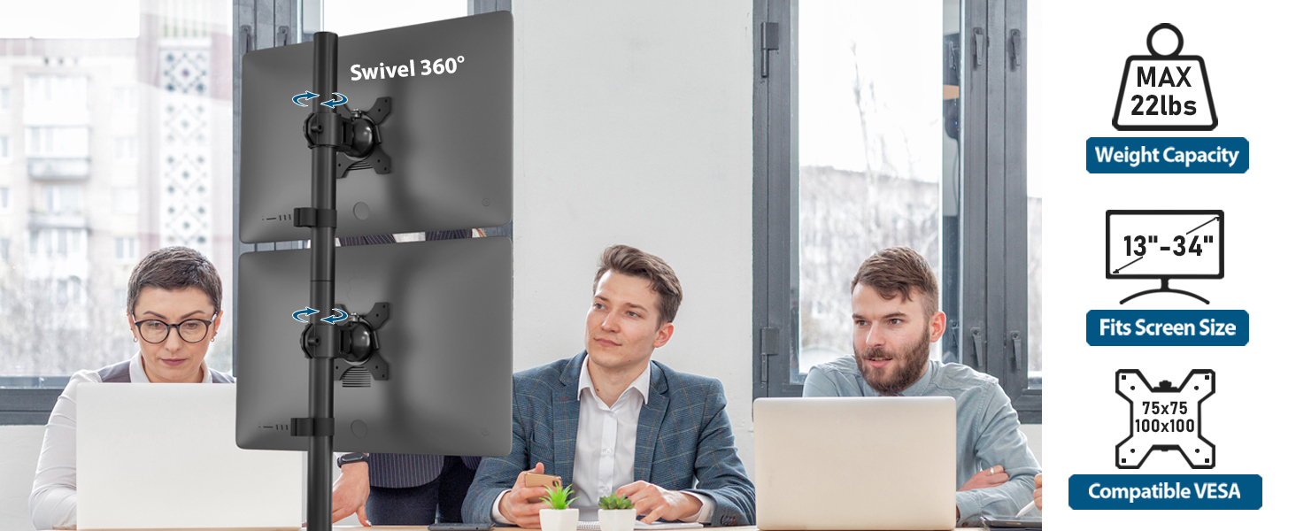 Dual Monitor Desk Mount