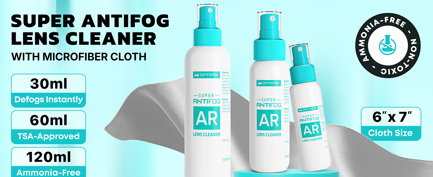 anti fog spray for glasses, anti fog spray for swim goggles, lens spray for eyeglasses