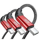 USB Type C Cable 3.1A Fast Charging [3Pack,10ft+6.6ft+3.3ft],Sweguard USB-A to USB-C Charger Nylo...