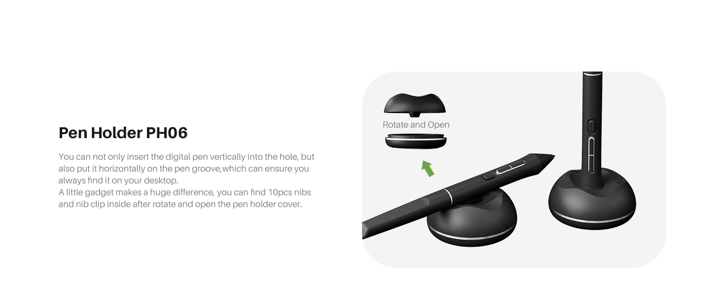 Kamvas Pro16 V2 Pen Holder PH06