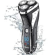 Hatteker Electric Shaver Rotary Razor Men Cordless Beard Trimmer Pop-Trimmer Waterproof