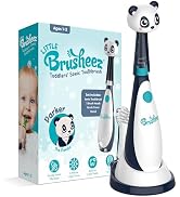 Brusheez Little Toddlers’ Sonic Toothbrush - Safe &amp; Gentle Toothbrush for Ages 1-3 with Built-in,...