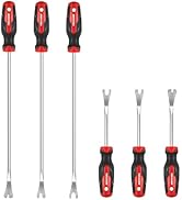 TOOLEAGUE 6Pcs Heavy Duty Trim Removal Tool,Upholstery Trim Panel Removal Tool Set,Fastener Remov...