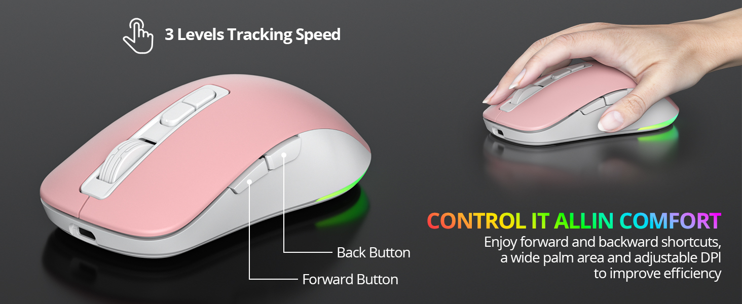 wireless keyboard and mouse rechargeable