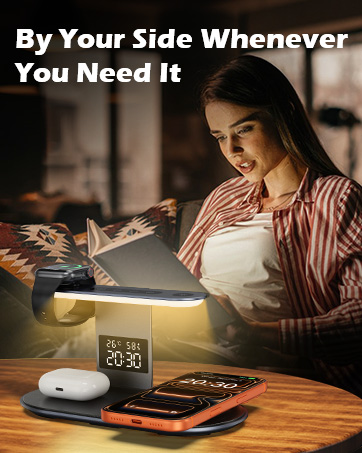 Wireless Charger, 4 in 1 Wireless Charging Station