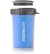 Dexas Lidded MudBuster Portable Dog Paw Cleaner, Medium, Pro Blue