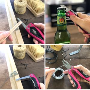 pink multiplier, all in one multiplier women, women pocket tool, all in one tool pink, apollo tools 
