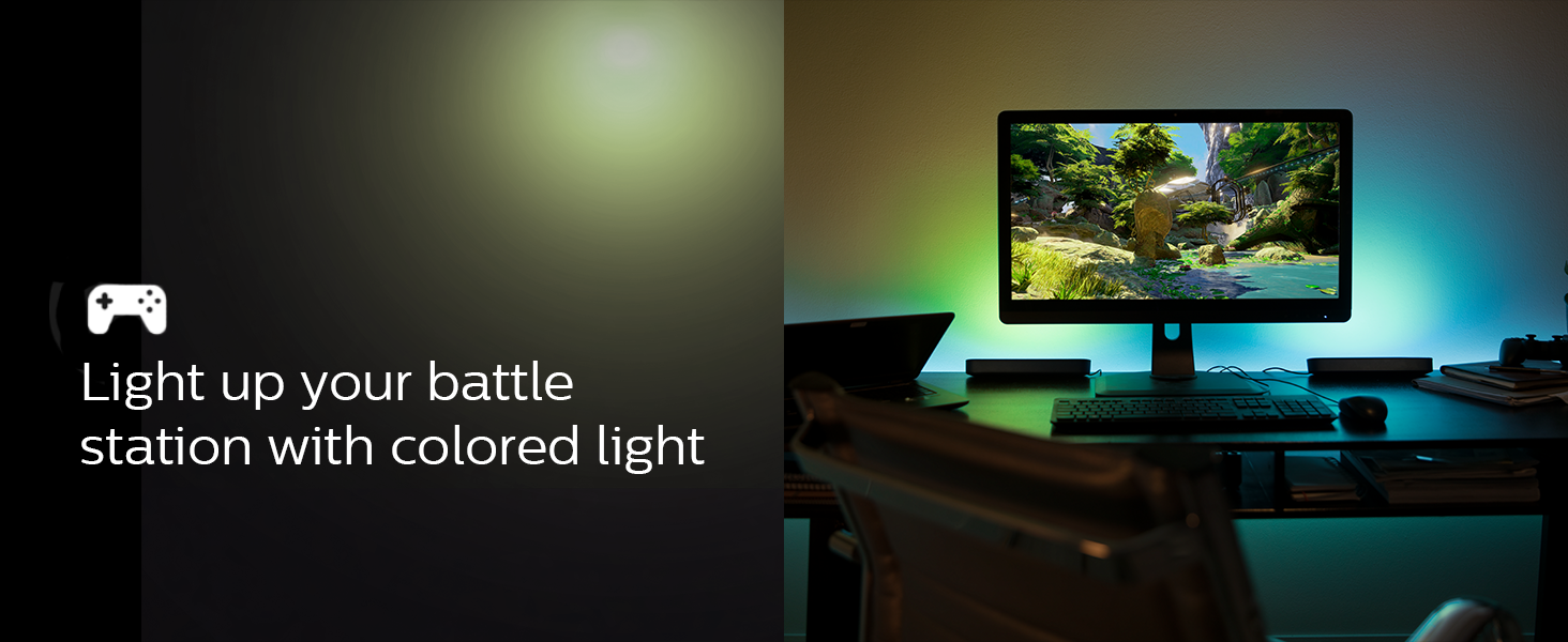 Philips;Hue;smart light;smart home;LED;surround lighting;Hue Play;Light bar;gaming;movies;sync;color