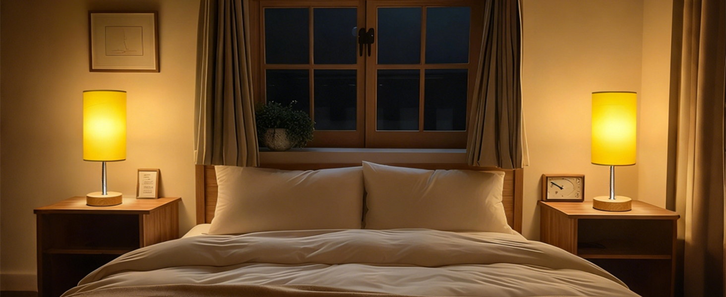 farmhouse bedside lamp for bedroom nightstand