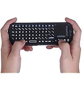 iPazzPort 2.4G Mini Wireless Keyboard with Touchpad Mouse Combo, Lightweight Portable Keyboard Co...