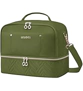 Leudes Nail Polish Organizer and Storage Holder 42 Bottles&amp;Manicure Kit &amp;Nail Lamp,Nail Stuff Bag...