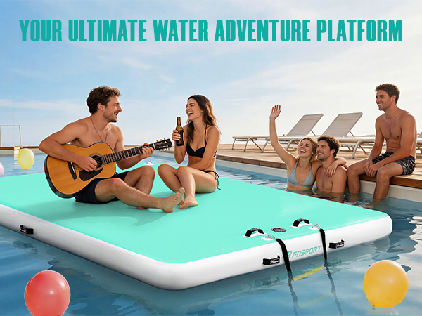 Inflatable Floating Dock Platform