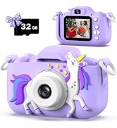 Dwfit Upgrade Selfie Kids Camera, Christmas Birthday Gifts for Boys Girls Age 3-12, HD Kids Digit...