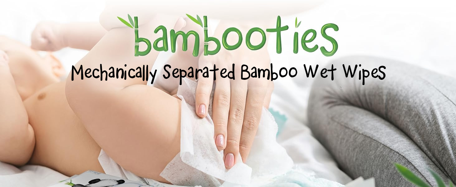 Mechanically Separated Bamboo Wet Wipes
