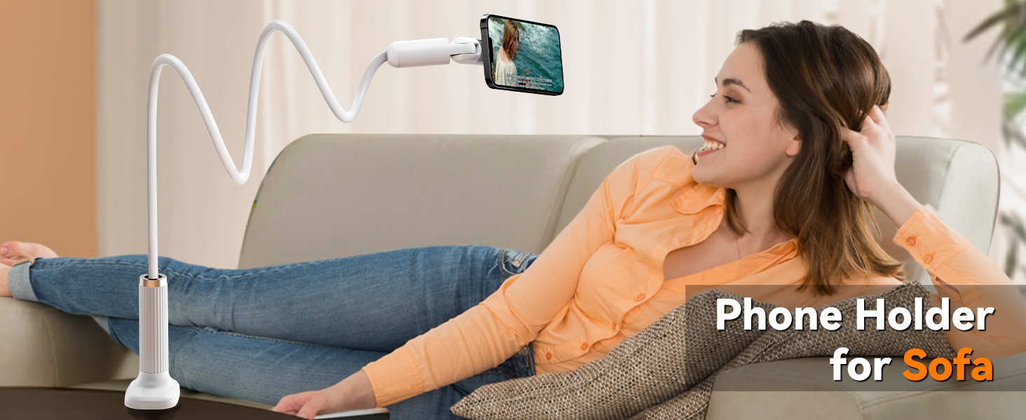 gooseneck phone holder for sofa