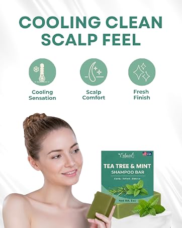eucalyptus peppermint clay absorb oil control smooth texture foam healthy strands eco plastic free 