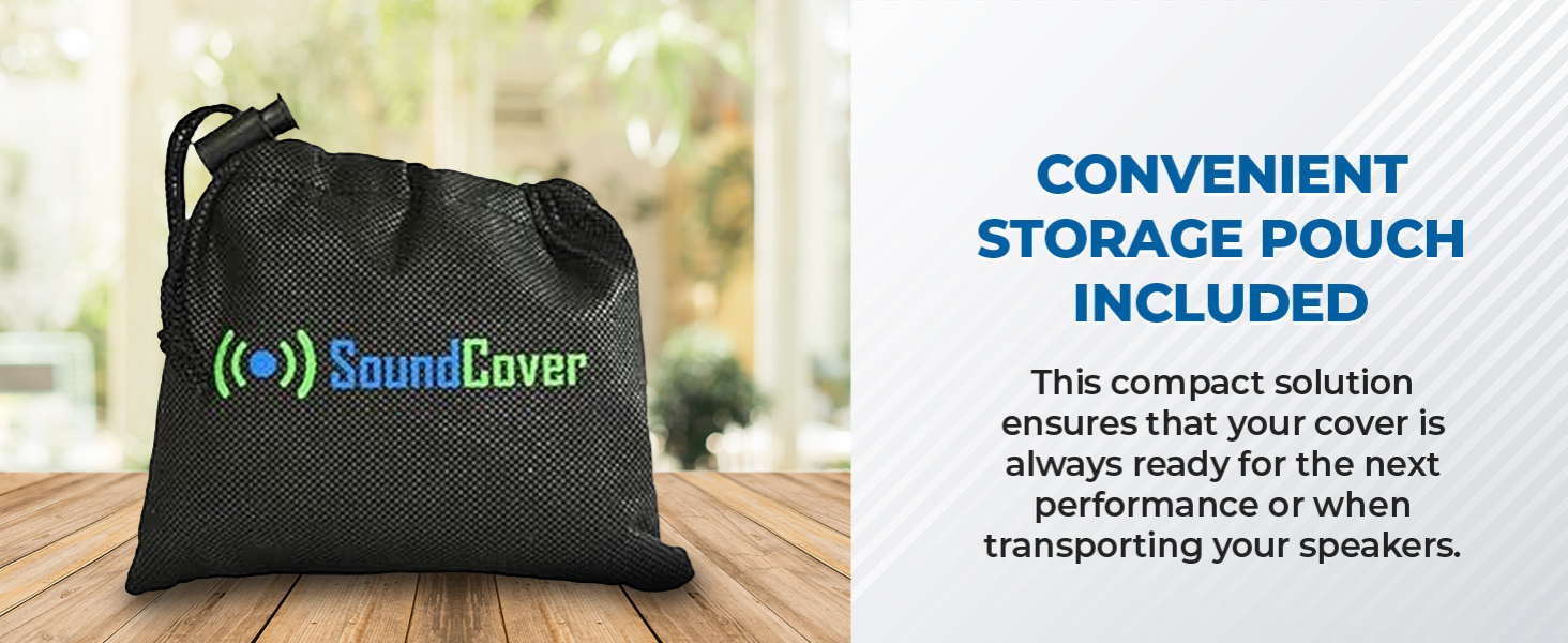 outdoor speaker covers heavy duty water sun sand protection UV 50 snug fitting dust double stitch