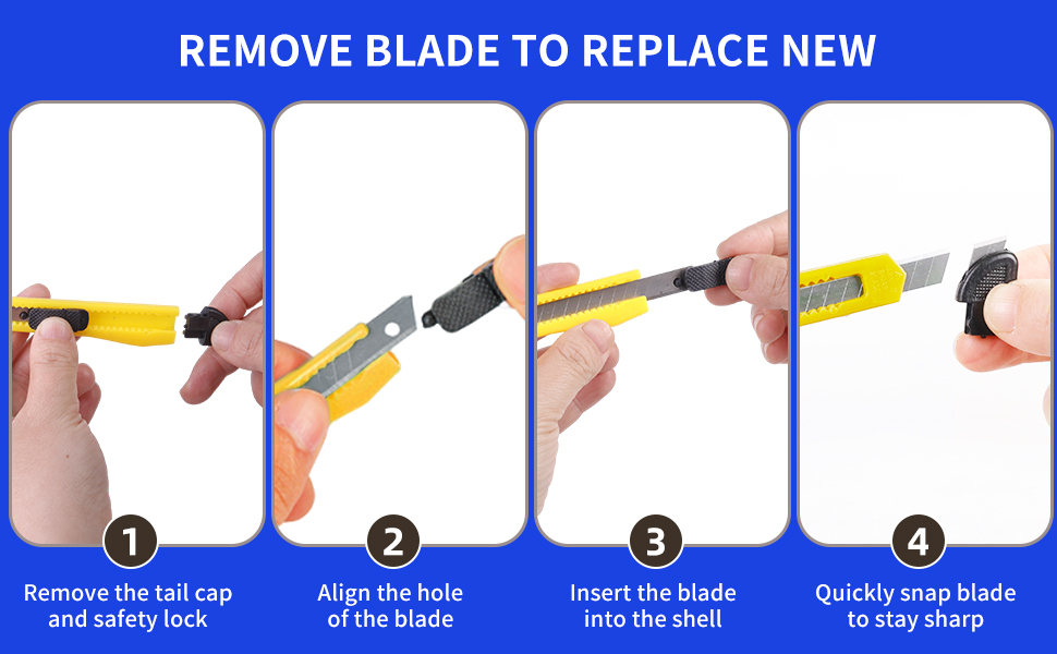 Box Cutters Retractable Opener