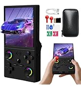 XF40V Retro Handheld Game Console, Retro Gaming Console 4.0'' IPS Screen Linux System Built-in 64...