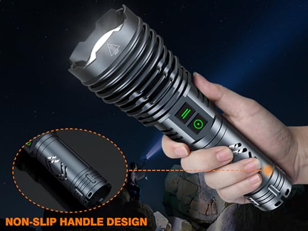 Non-Slip Handle Flashlight