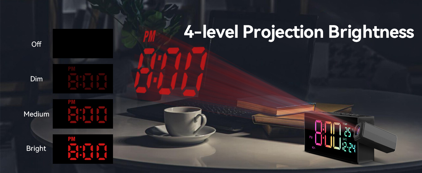 4 Levels of Projection Brightness