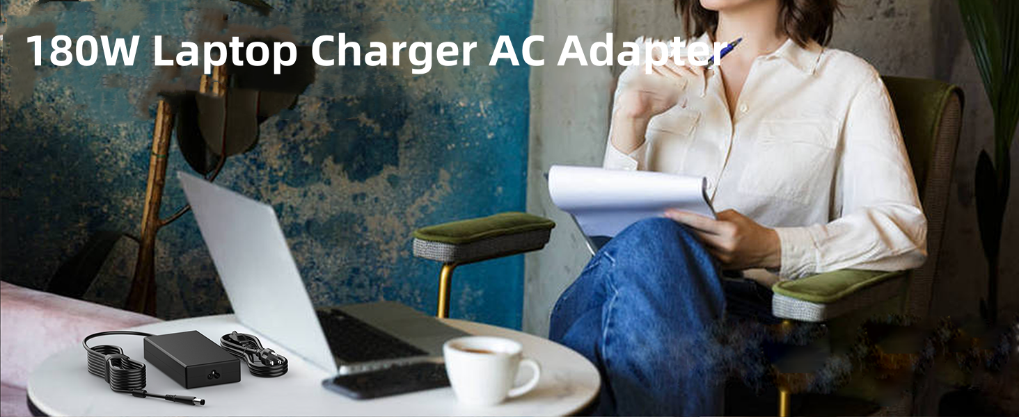 180w laptop charger compatible with dell dock charger