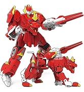 Wenbeier Animal Transforming Robot Toys Kirin Action Figure for Kids 10-in Deformation Robot for ...