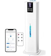 Smart Humidifiers for Bedroom Large Room,(8L) 2.1Gal Cool Mist Top Fill Diffuser Ambient Light, W...