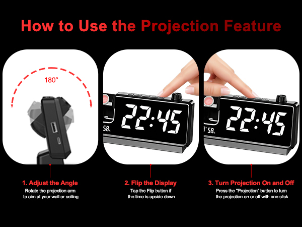 Projection Alarm Clocks