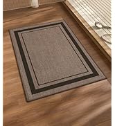 chakme Bathroom Rugs Mat 24x17, Ultra Thin Non Slip Bath Mat Small Quick Dry Absorbent Bath Mat f...