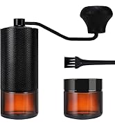 MEHIDFY Manual Coffee Grinder, Coffee Grinder Manual with CNC Stainless Steel Conical Burr &amp; Repl...