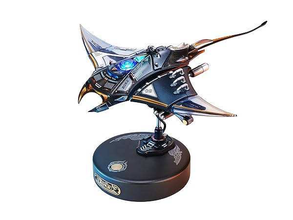 ROKR Hammerhead Shark 3D Puzzle for Adults, Mechanical Model Building Kit STEM Project, Unique Desk ...