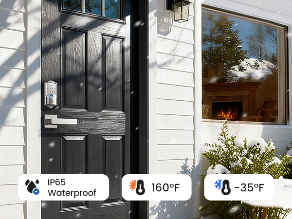 smart deadbolt lock All-Weather Resistance