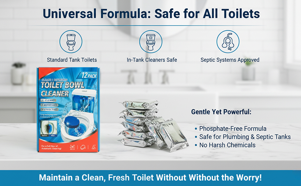Toilet cleaning tablets