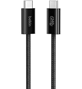 Belkin USB C to USB C Cable, 3.3ft, 240W - Type C Charger, iPhone Charger Cord, Soft, Braided, Fl...