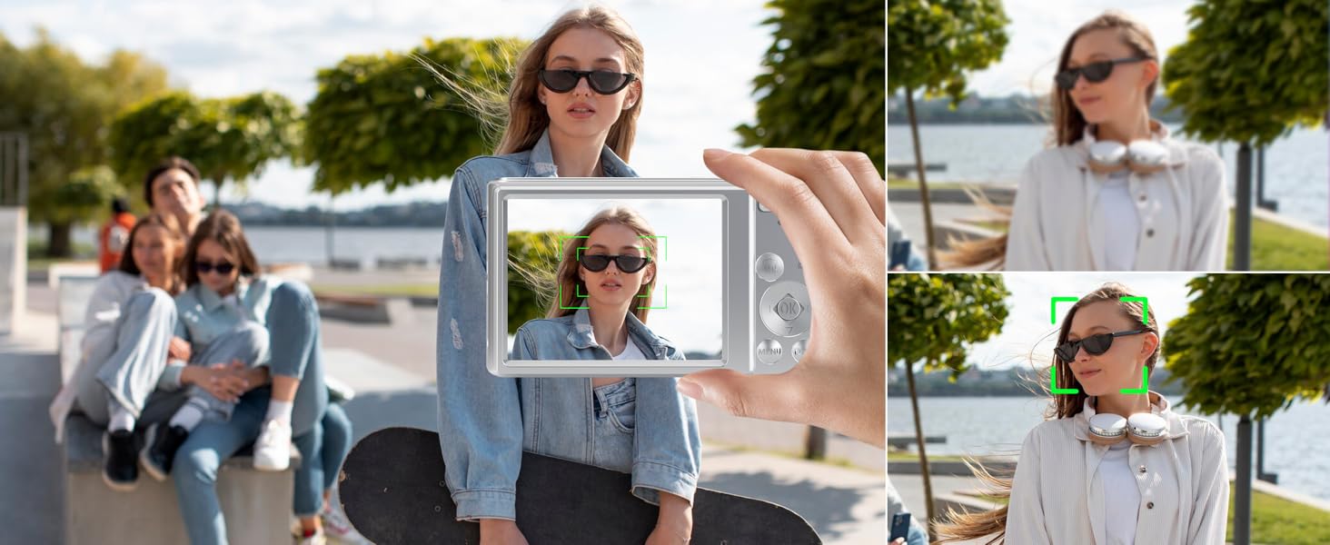 digital camera with focus